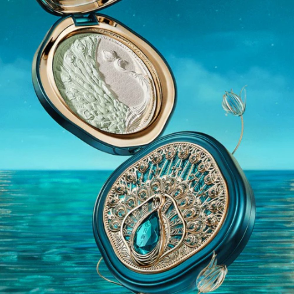 NIB Florasis  (IMPRESSION OF DAI)  FAIRY PEACH BLOSSOM PRESSED POWDER